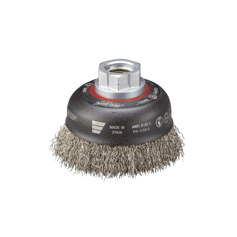 Norton 3-Inch Crimped Wire Cup Brush from Columbia Safety